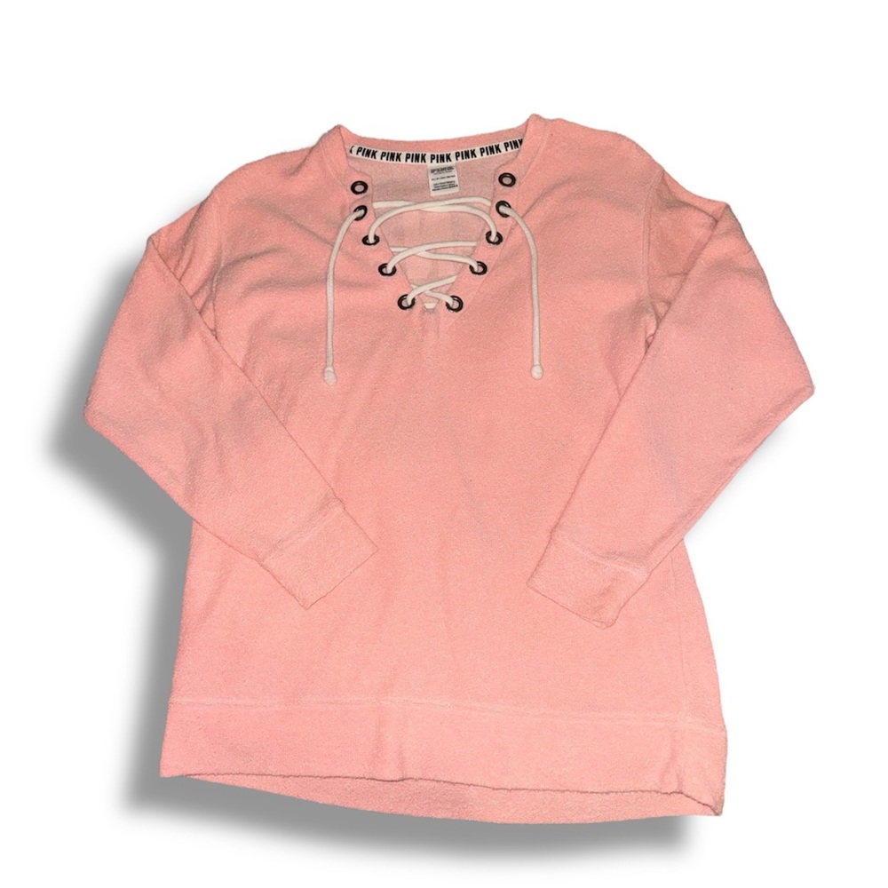 Victoria's Secret Pink Lace-Up Top